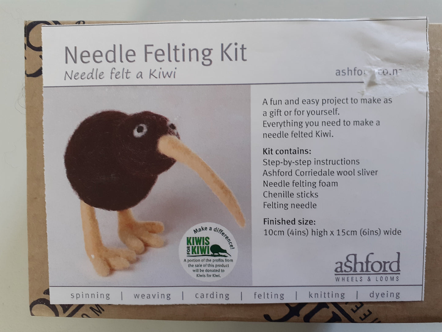 Ashford Needle Felting Kit KIWI