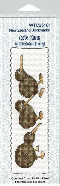 CRAFT CO Cross-stitch Bookmark Kit WTC25181 Cute Kiwis