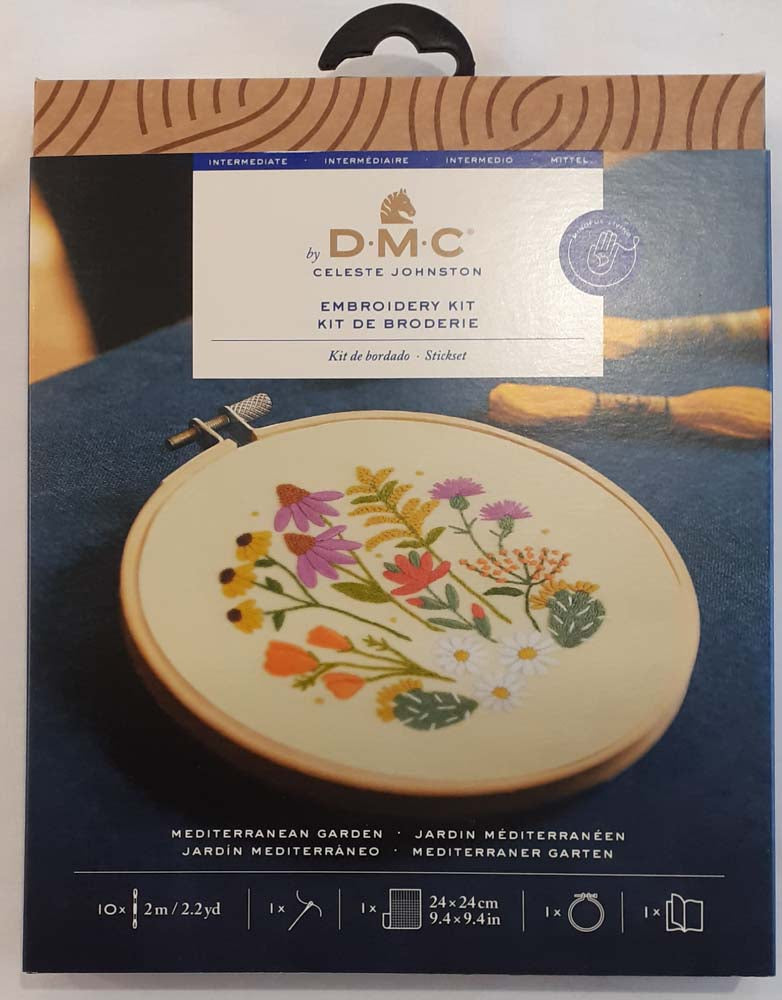 Mediterranean Garden Embroidery Kit DMFTB203
