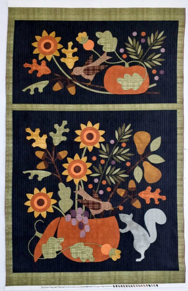 Autumn Harvest Panel F9950MJ Flannel