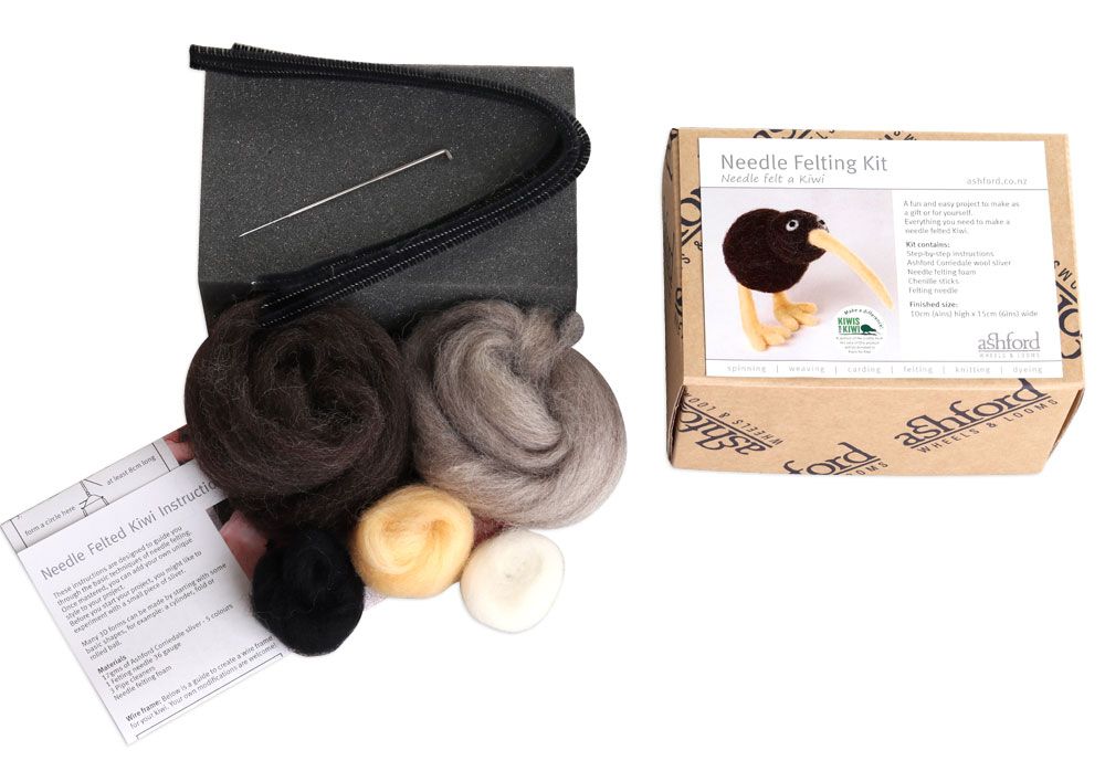 Ashford Needle Felting Kit KIWI