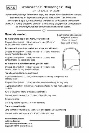 Brancaster Messenger Bag # CA17