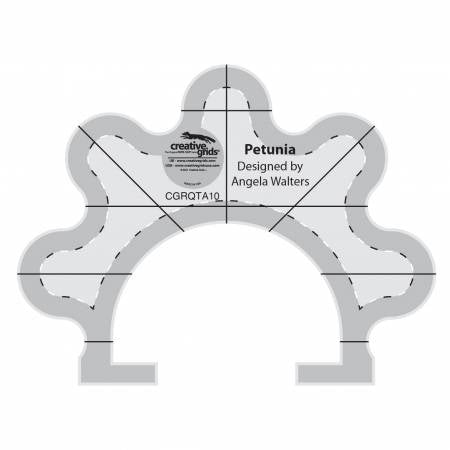 Creative Grids Machine Quilting Tool Petunia CGRQTA10