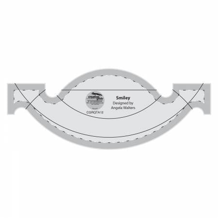Creative Grids Machine Quilting Tool Smiley CGRQTA12