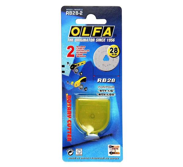 Olfa 28mm x 2 Replacement Blades