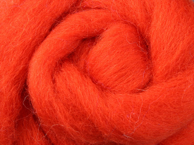 Merino Dyed Sliver 100gm