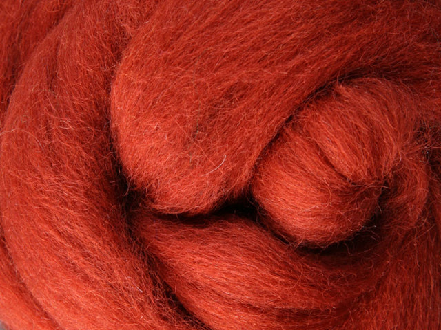 Merino Dyed Sliver 100gm