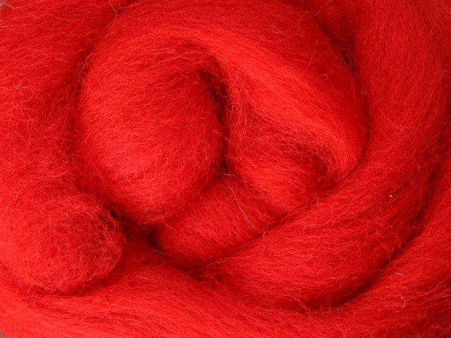 Merino Dyed Sliver 100gm