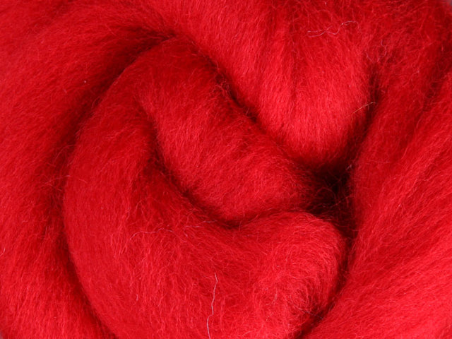 Merino Dyed Sliver 100gm