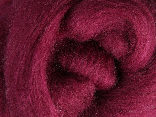 Merino Dyed Sliver 100gm