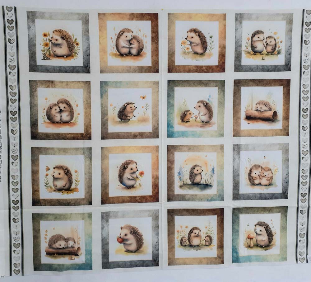 Unique Fabric Panels for Quilting