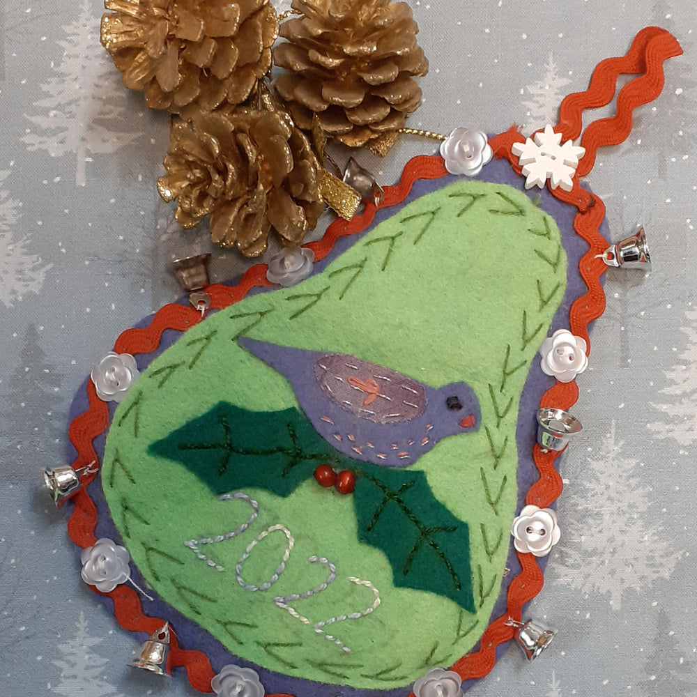 Christmas Pear Ornament