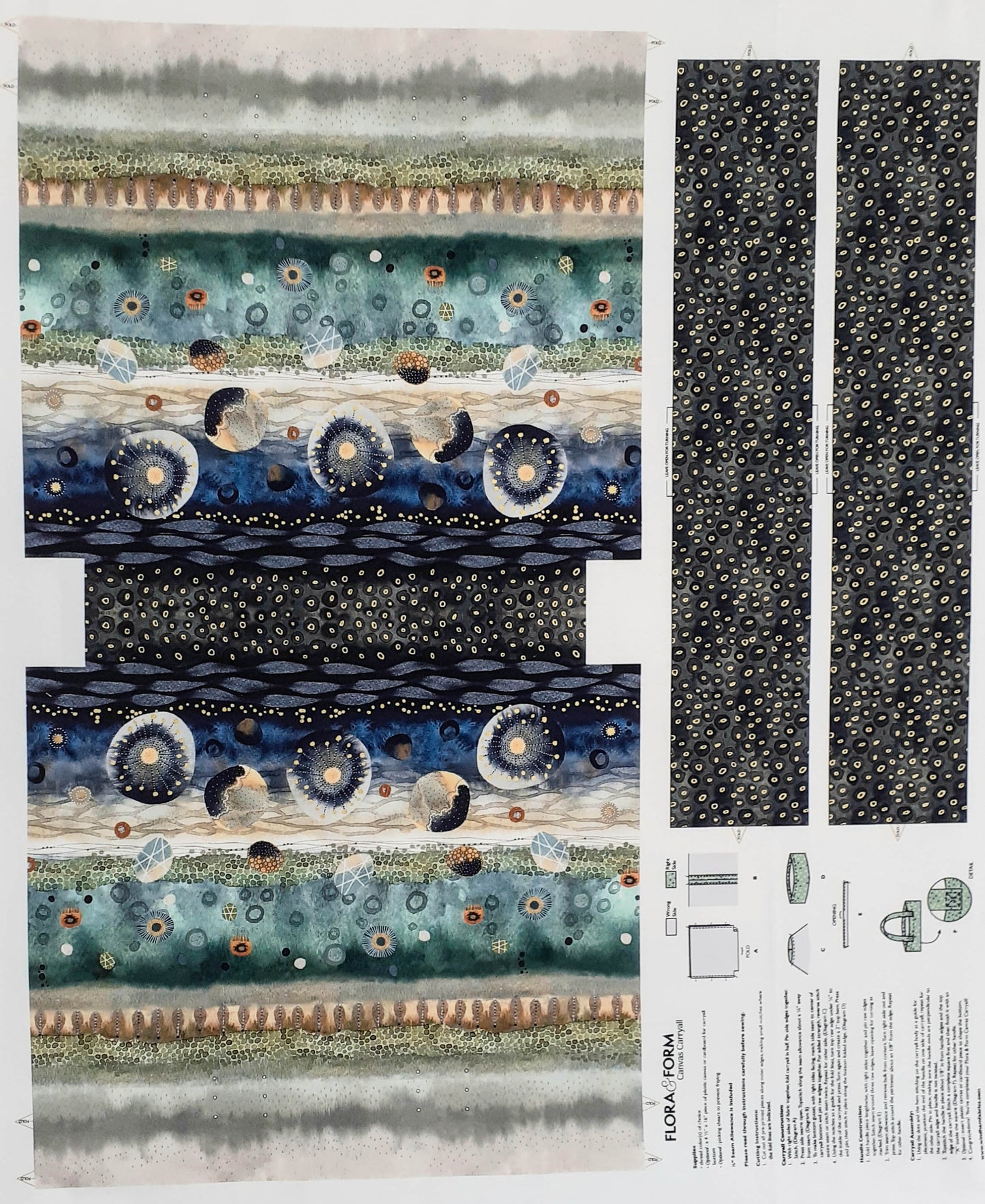 Unique Fabric Panels for Quilting