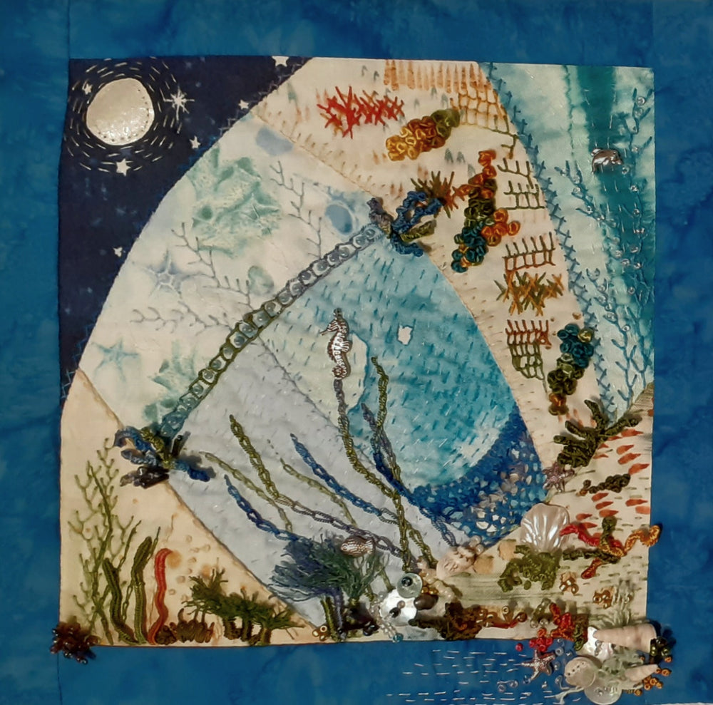 Crazy Patchwork Seascape Class Saturday 15th March