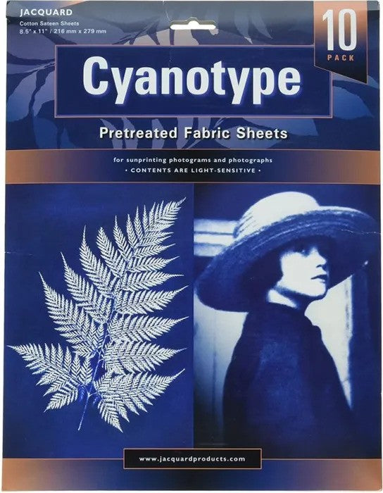 Cyanotype Pretreated Fabric Sheets