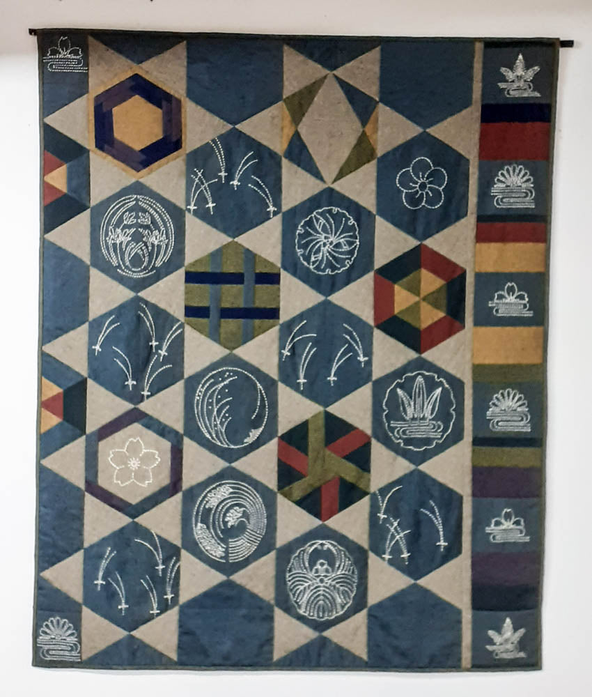 Hexagon Sashiko Quilt