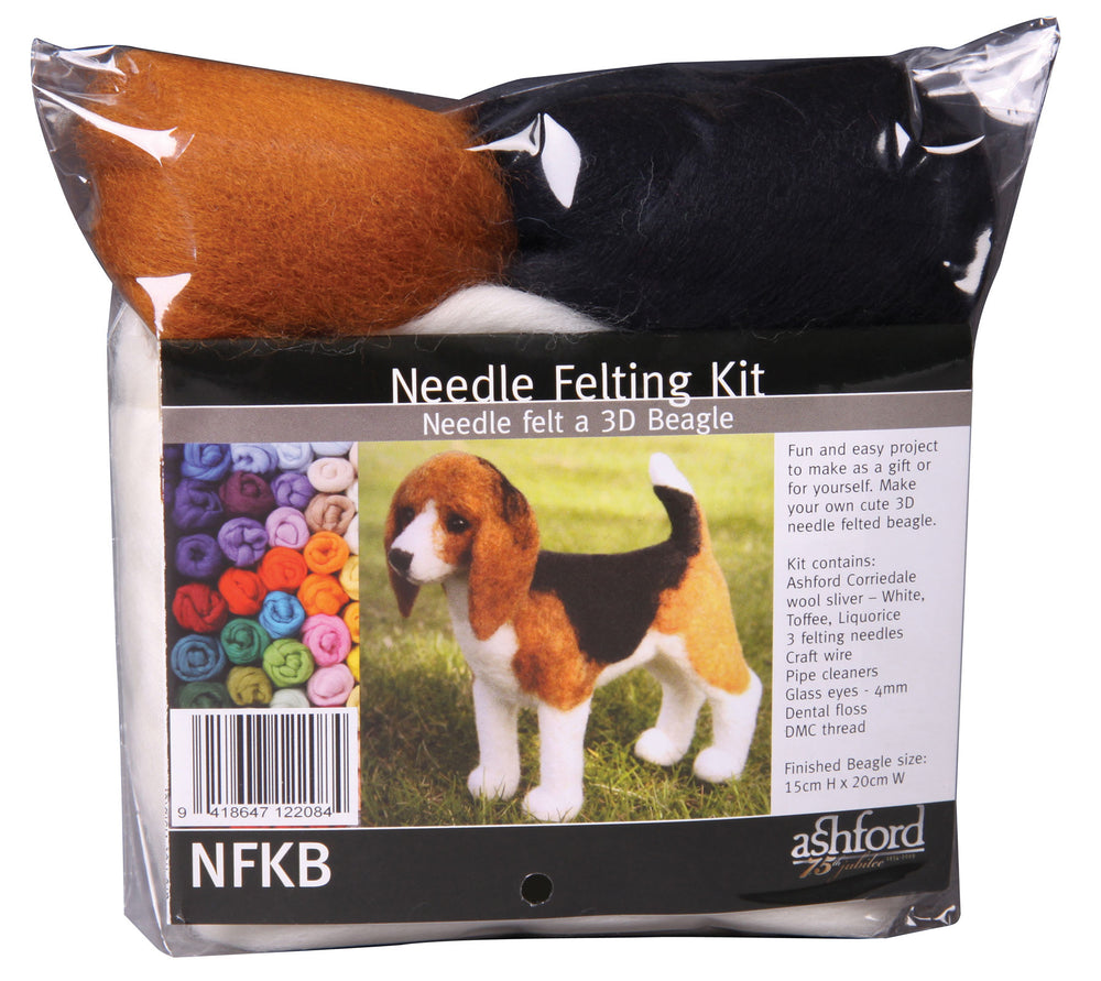 Ashford Needle Felting Kit Beagle