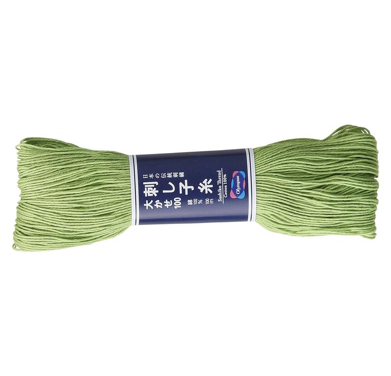 Sashiko Olympus Thread 107 Muted Green